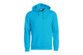 clique basic hoody huppari 021031 54 basichoody turquoise front