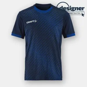 Craft Evolve 2.0 Graphic Jersey lasten ja nuorten pelipaita jalkapalloon salibandyyn ja futsaliin