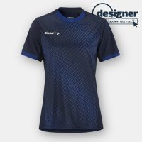 Craft Evolve 2.0 Craphic Jersey W naisten pelipaita jalkapalloon salibandyyn painatuksilla